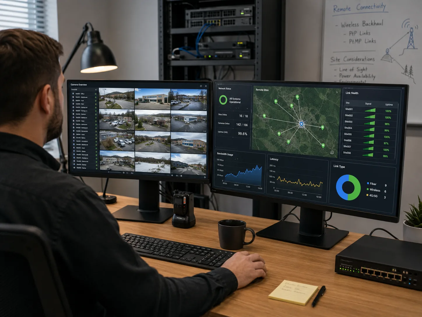 Remote Location Connectivity surveillance technology